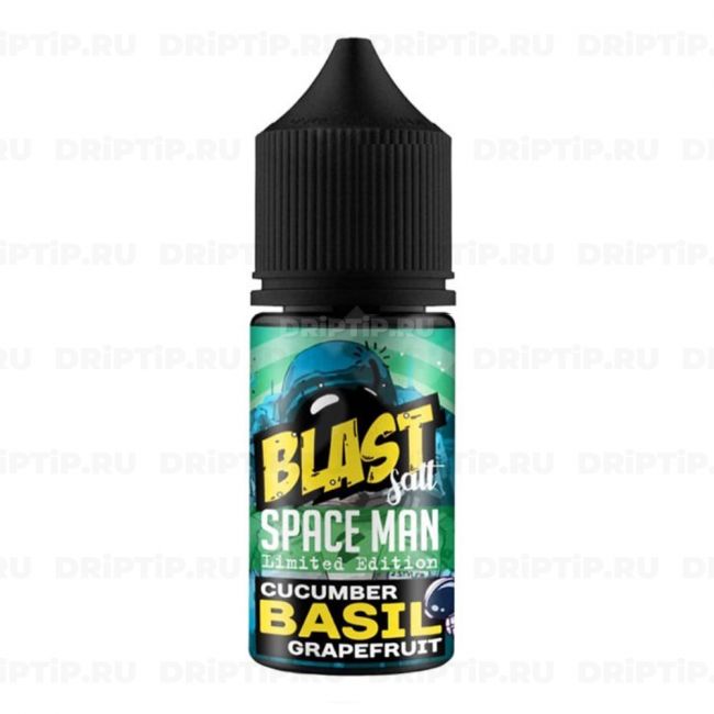 Жидкость Blast Space Man Salt - Cucumber Basil Grapefruit 