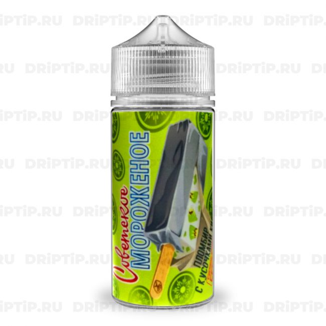 Советское Мороженое - Пломбир с кусочками киви