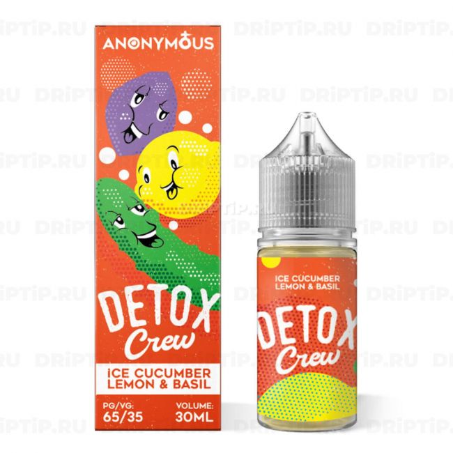 Жидкость Anonymous Salt - Detox Crew 