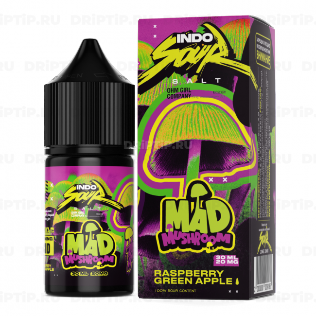 Жидкость Indo Sour Salt - Mad Mushroom 