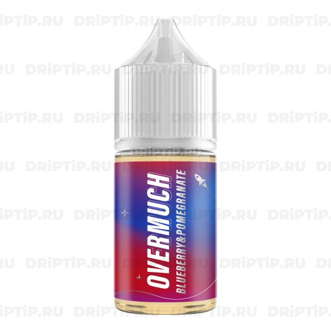 Жидкость Overmuch Salt - Blueberry and Pomegranate 