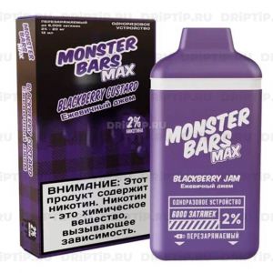 Monster Bars Max 6000 - Blackberry Jam Monster Bars Max 6000 - Blackberry Jam