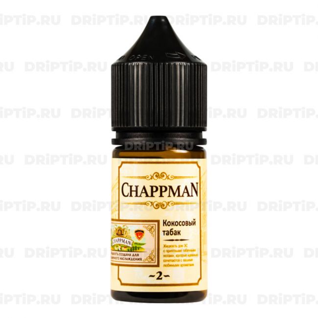 Жидкость Chappman Salt - Кокосовый табак 