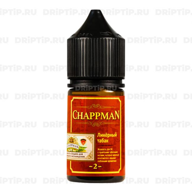 Жидкость Chappman Salt - Ликерный табак 