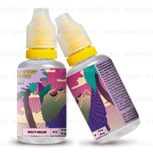 Жидкость Rainbow Fruits Salt - Melty Melon 