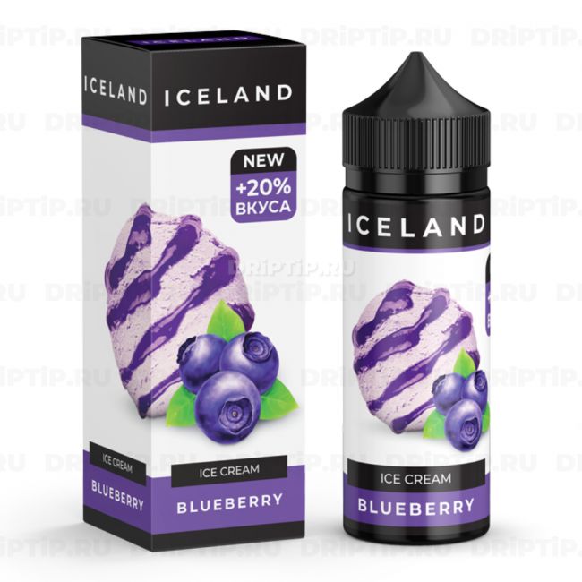 Жидкость Iceland Ice Cream - Blueberry 