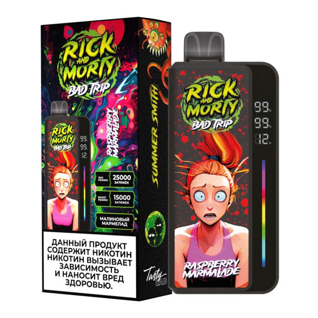 Rick and Morty Bad Trip 25000 - Малиновый Мармелад