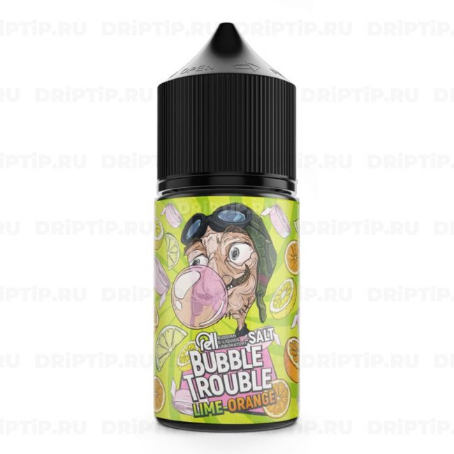 Жидкость Bubble Trouble Salt - Lime Orange 